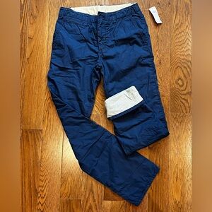 GAP Kids Blue and Tan Pants